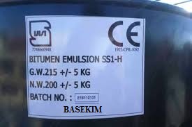 BITUMEN EMULSION SS1 AND SS1H HIGH VISCOSITY ANIONIC AND CATIONIC 