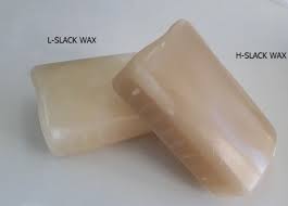 light and heavy slack wax