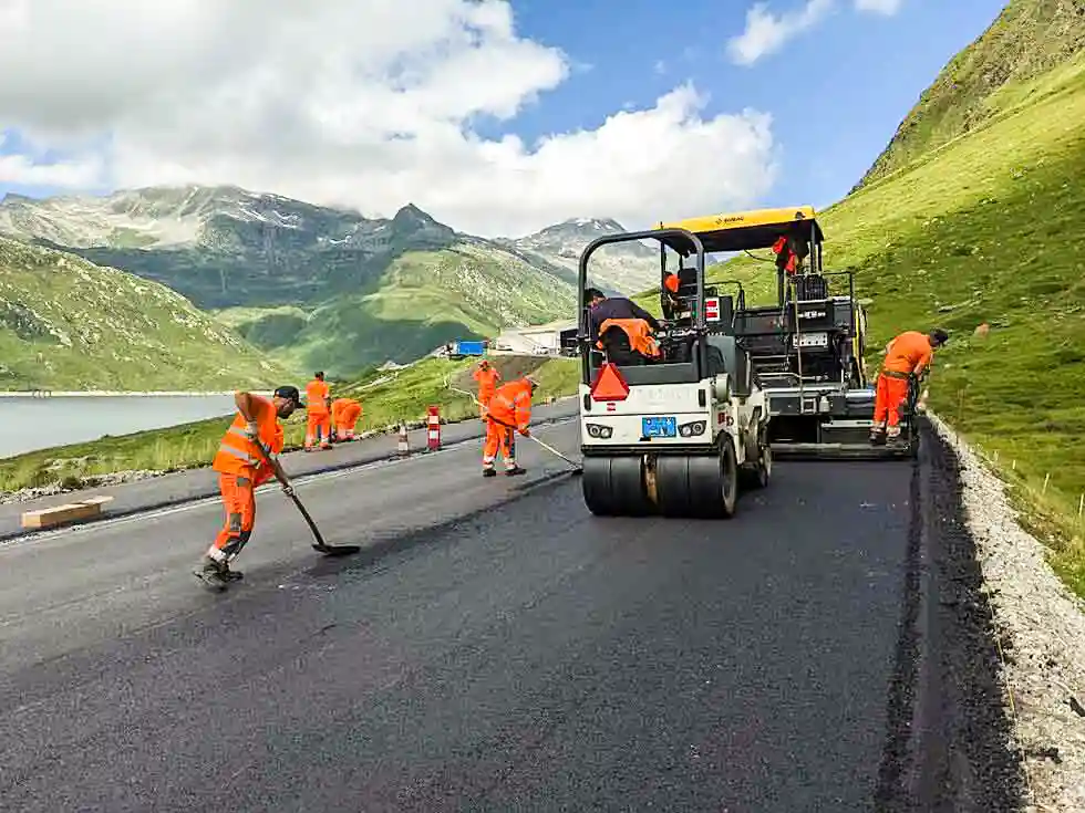 Bitumen 60/70 used in Swiss infrastructure