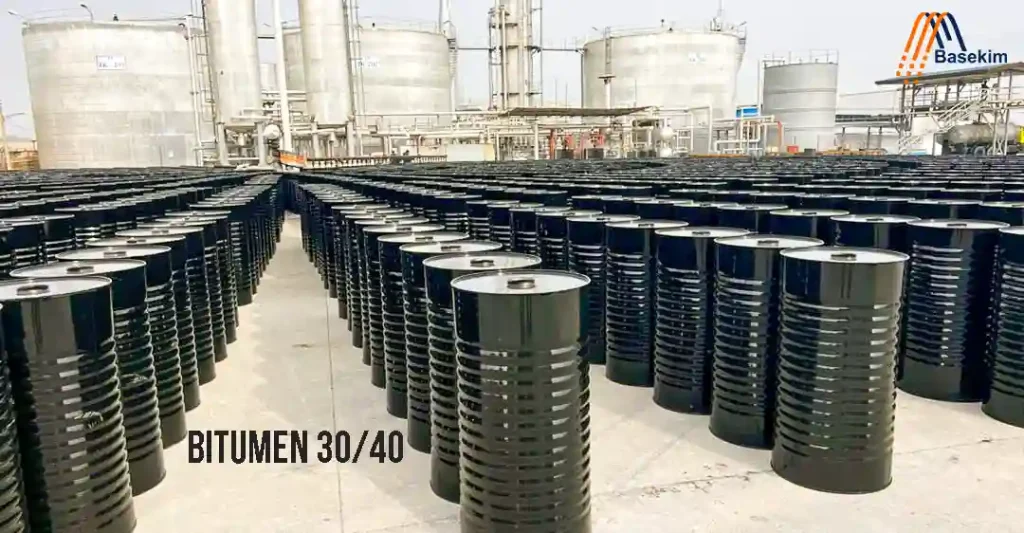 Bitumen 30/40 production and packing for road construction