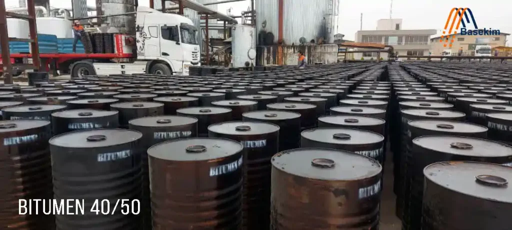 Bitumen 40/50 in steel drums ready for export