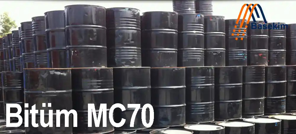 Bitüm MC70 varilleri – Basekim tedarikli orta kürleşmeli kesilmiş bitüm