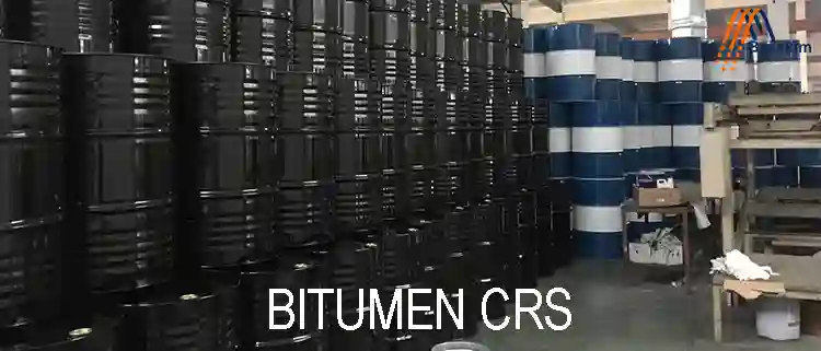 Bitumen CRS in storage drums supplied by Basekim for road construction