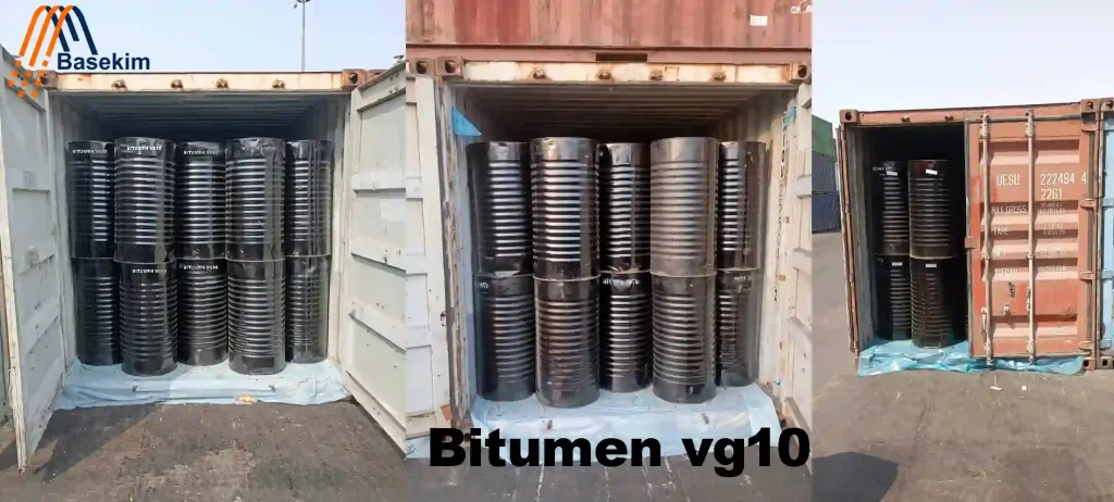 Bitumen VG10 in steel drums for export and road construction