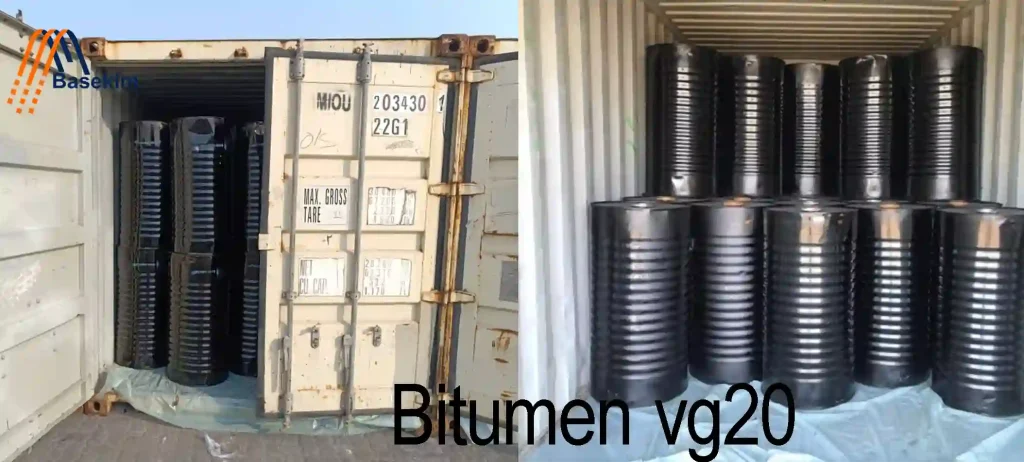 VG20 Bitumen packed in drums from UAE and Turkey for paving