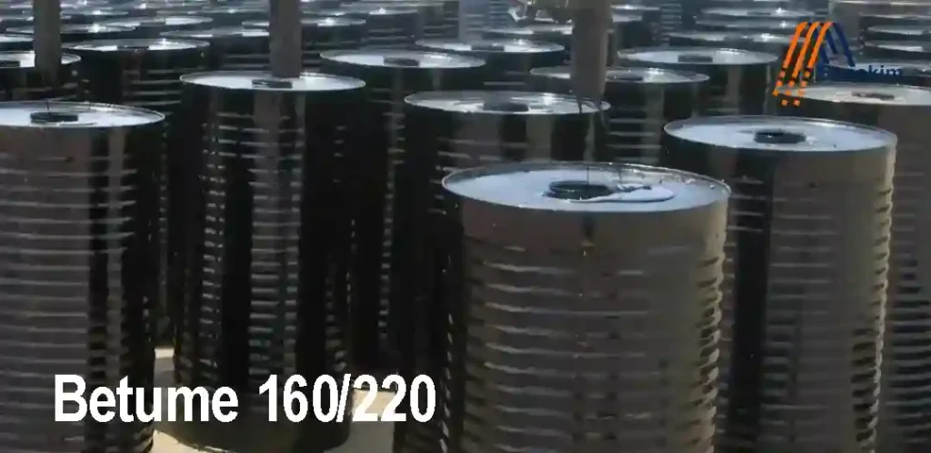 Betume 160/220 em tambores e big bags para construção e manutenção de estradas