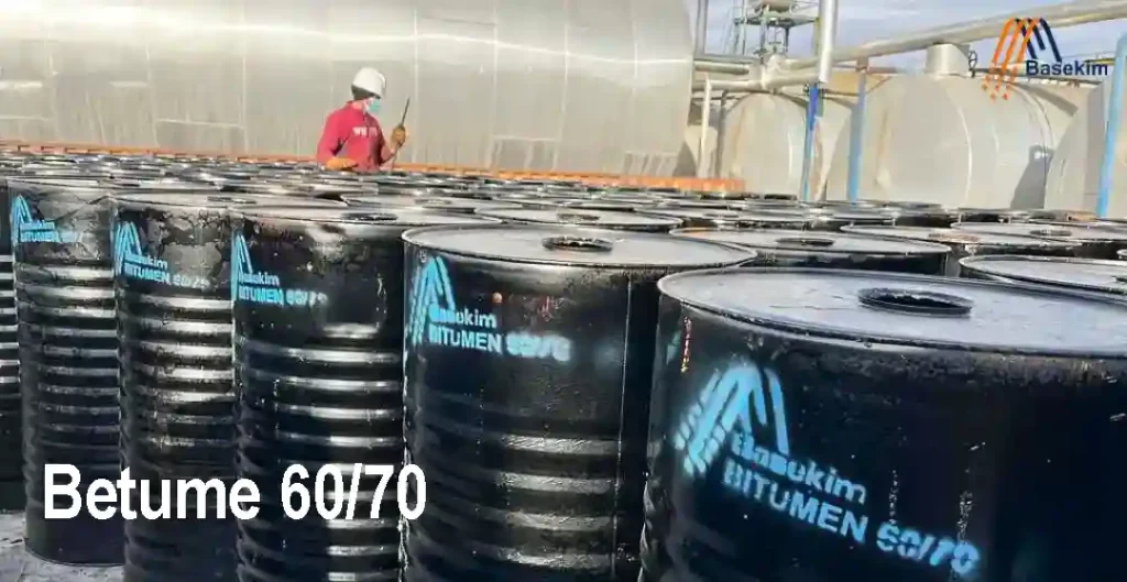 Tambores de Betume 60/70 Basekim prontos para exportação
