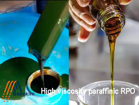 High viscosity paraffinic RPO sample supplied by Basekim in UAE and Turkey