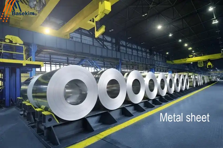 Export-ready stacks of metal sheet from UAE and Turkey by Basekim