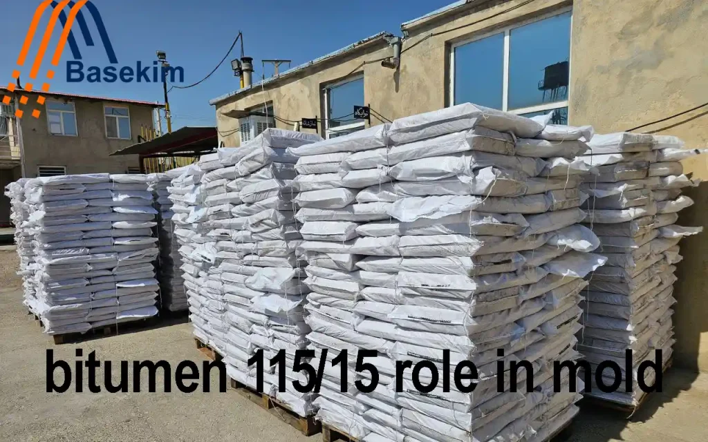Bitumen 115/15 role in mold applications with Basekim-supplied oxidized bitumen in stacked bags