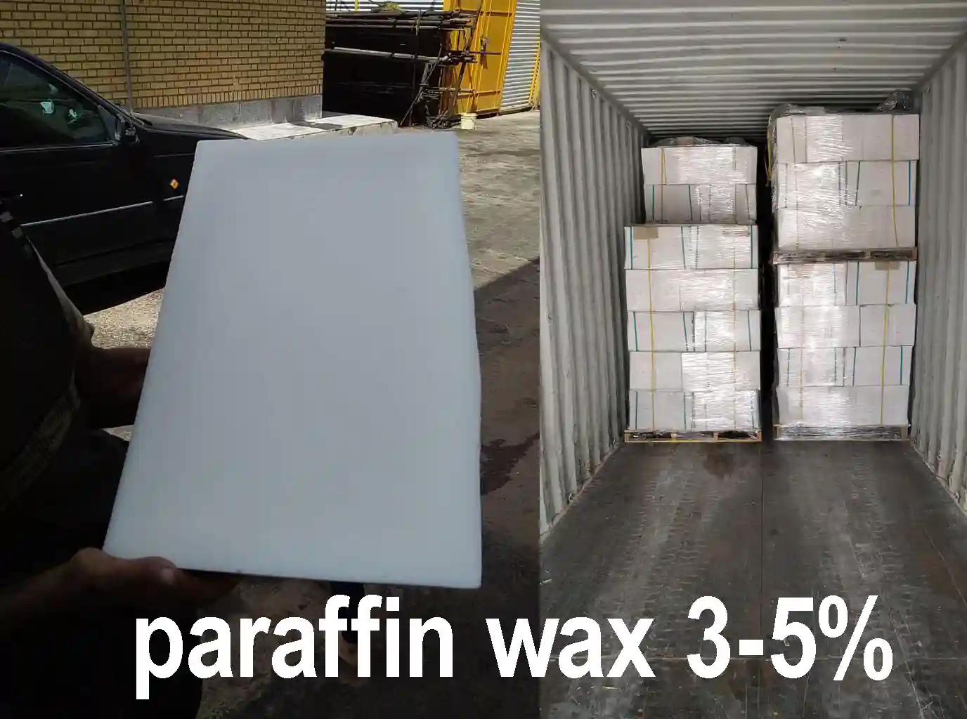 paraffin wax 3-5%