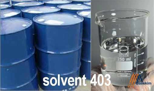 Basekim’s Solvent 403 in steel drums ready for shipping