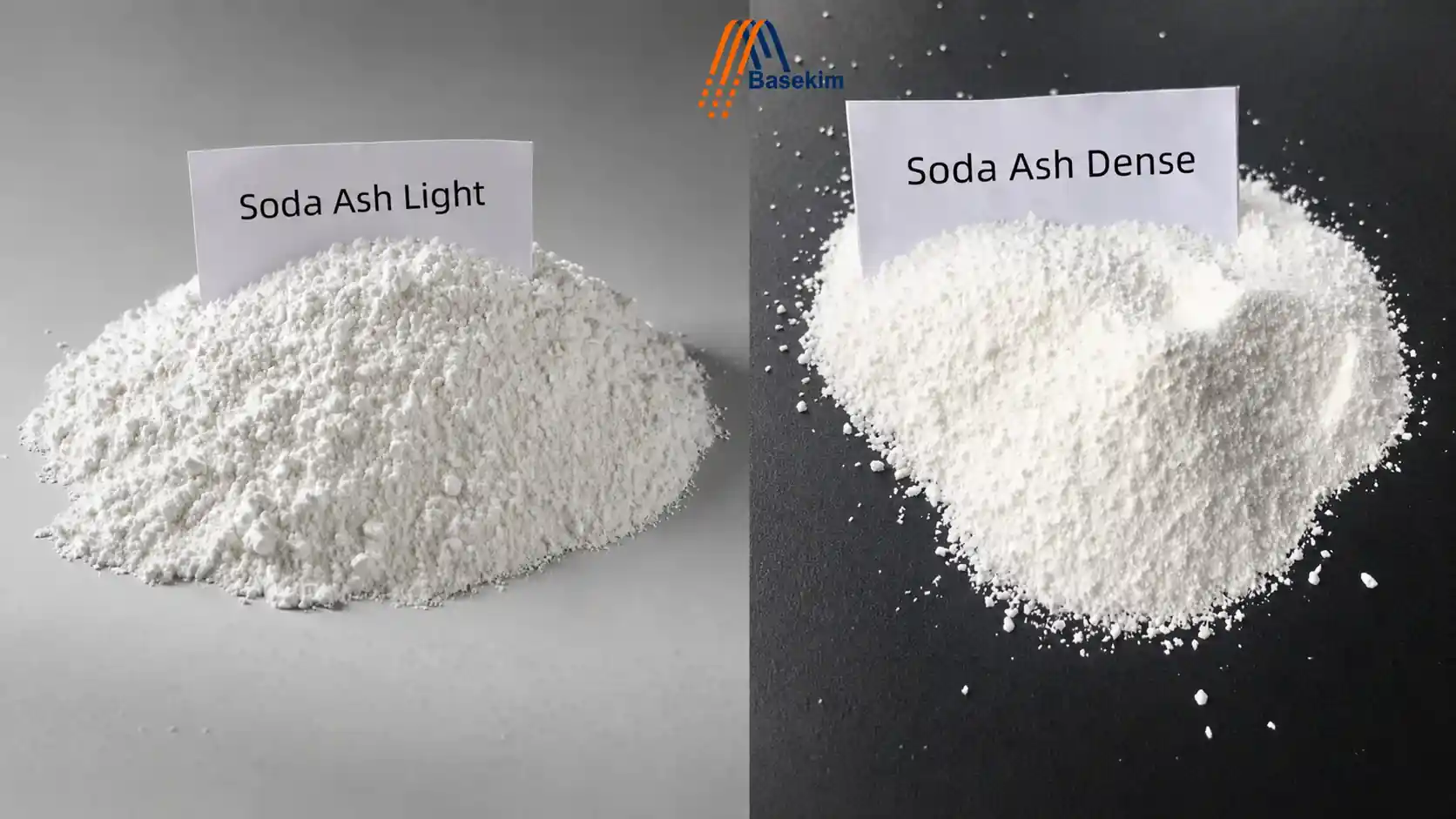 soda ash dense vs light