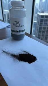 resinated lignite powder