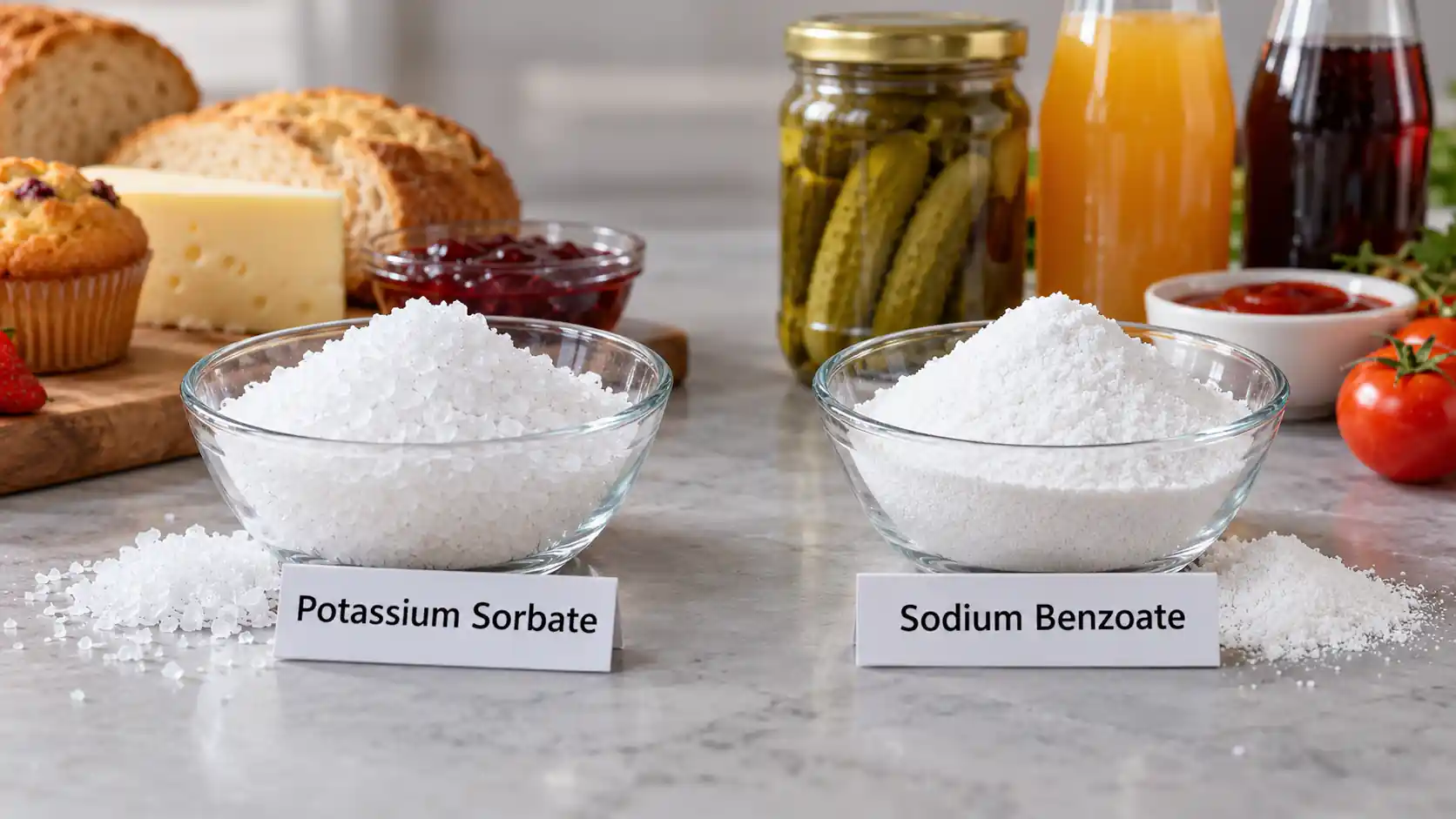 Potassium Sorbate vs Sodium Benzoate
